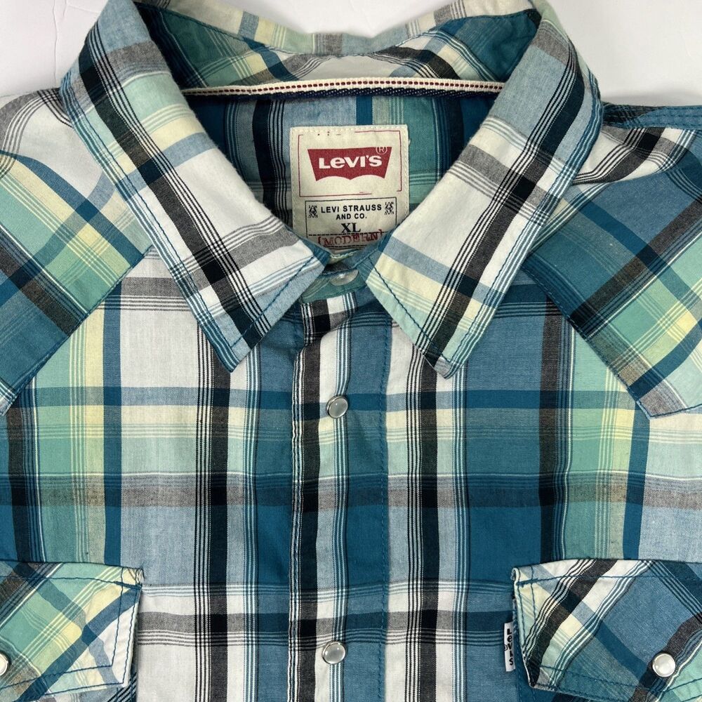 Levi’s Western Pearl Snap Men's Modern Fit Shirt XL